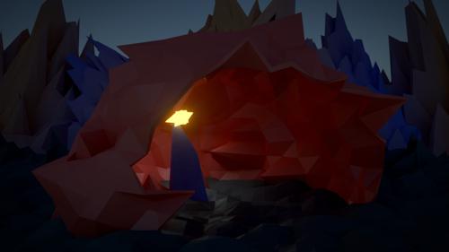 Low Poly Cave preview image